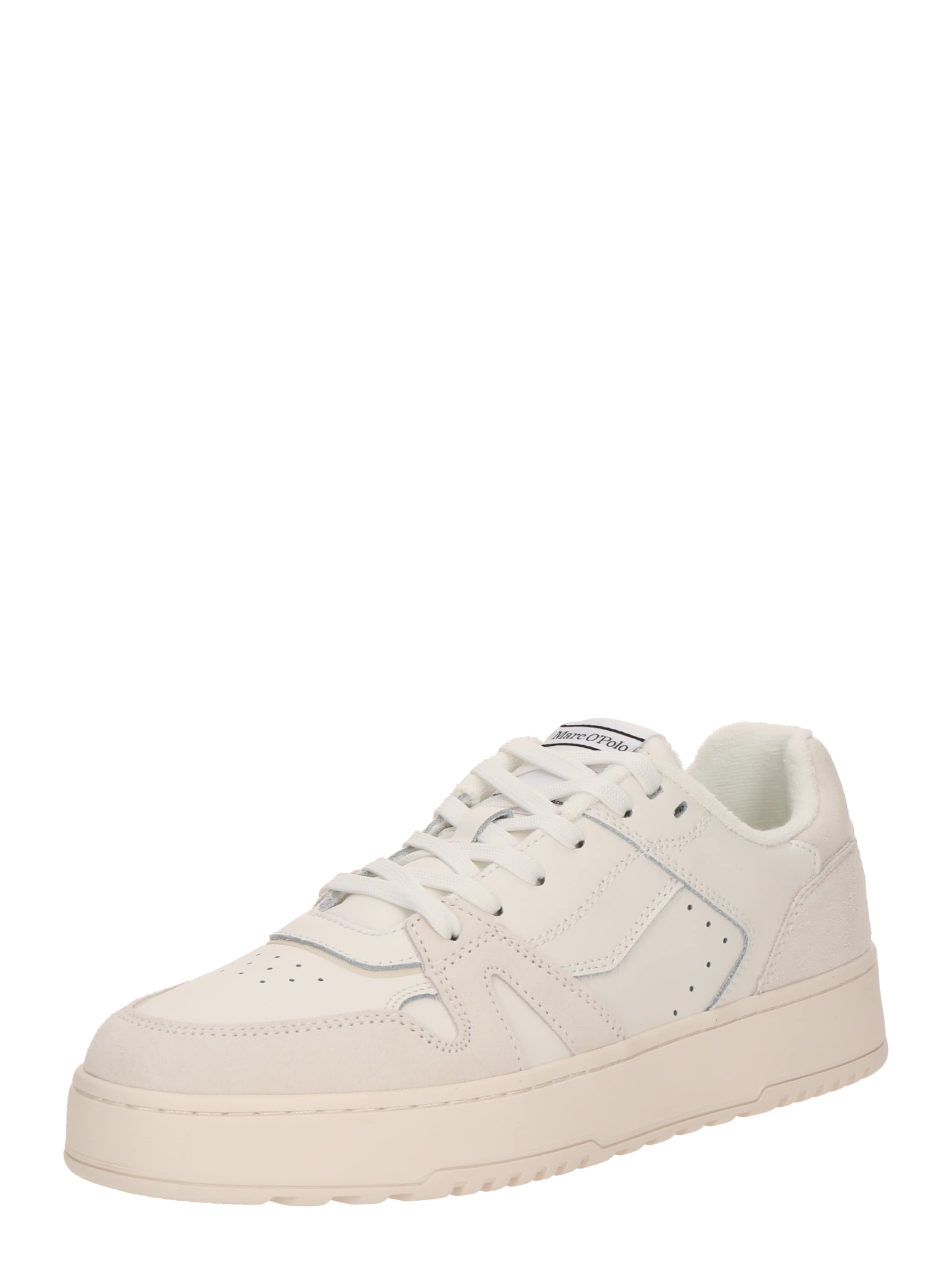 Baskets basses Marc O'Polo en blanc : devant