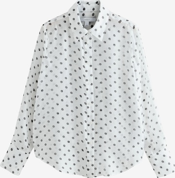 Next Blouse in Wit: voorkant