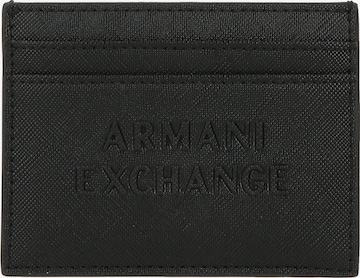 ARMANI EXCHANGE Case in Black: front