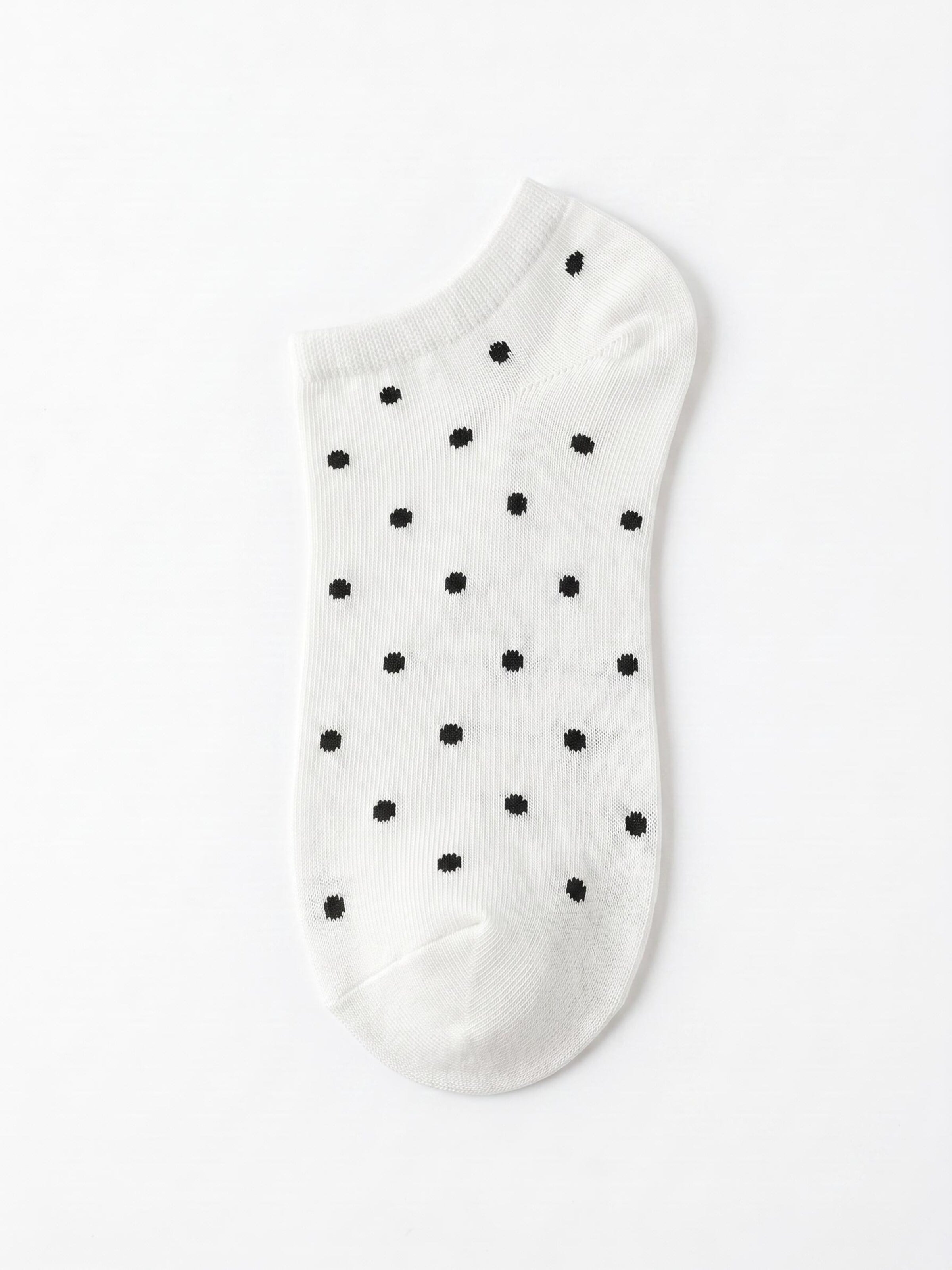 Millo Socken 'Happy Dots'‌‌‌‌ in Weiß: Vorderseite