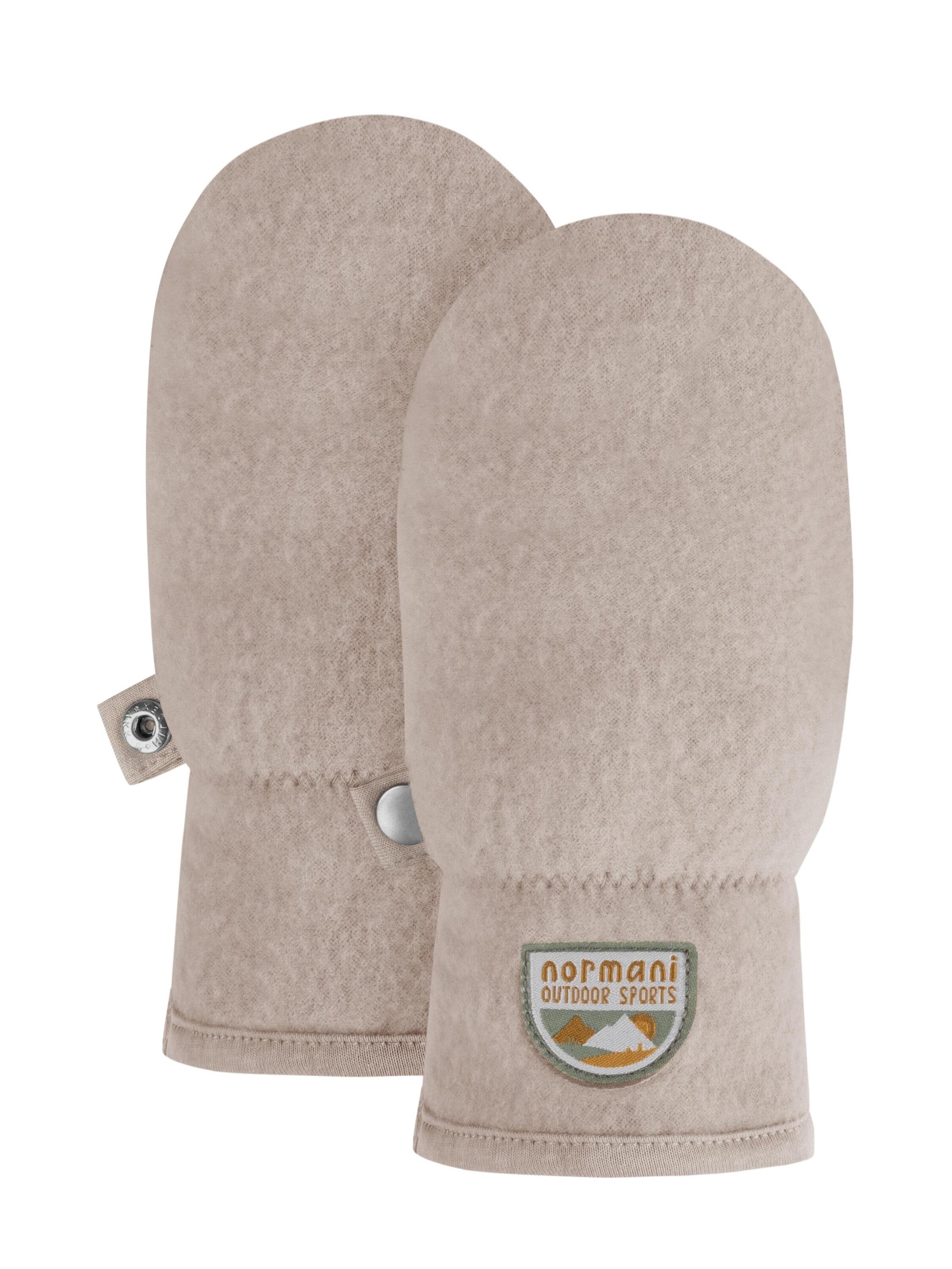 normani Handschoenen 'Wäldi' in Beige: voorkant