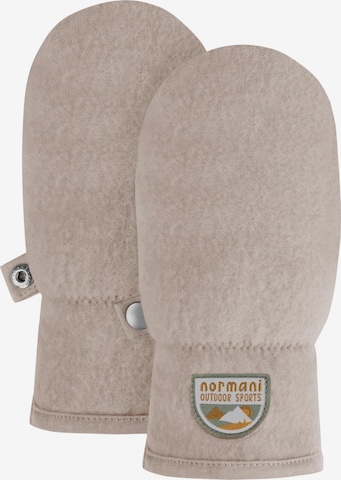 normani Gloves 'Wäldi' in Beige: front