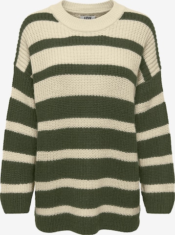 JDY Širok pulover 'Justy Runa' | bež barva: sprednja stran
