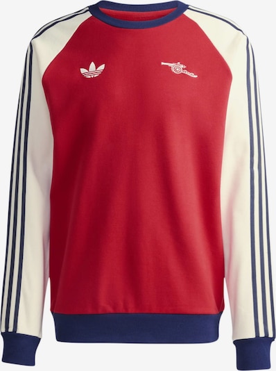 Sportinio tipo megztinis 'AFC' iš ADIDAS PERFORMANCE, spalva – nebalintos drobės spalva / tamsiai mėlyna / raudona / balta, Prekių apžvalga