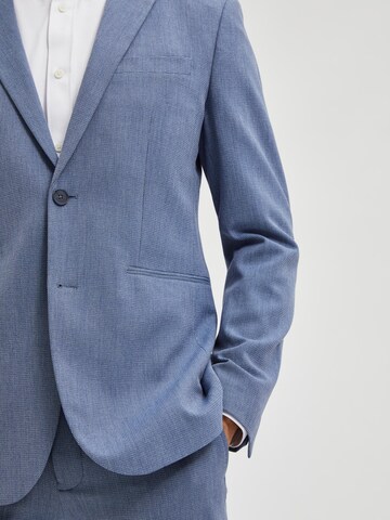 SELECTED HOMME Slim fit Business blazer 'Josh' in Blue