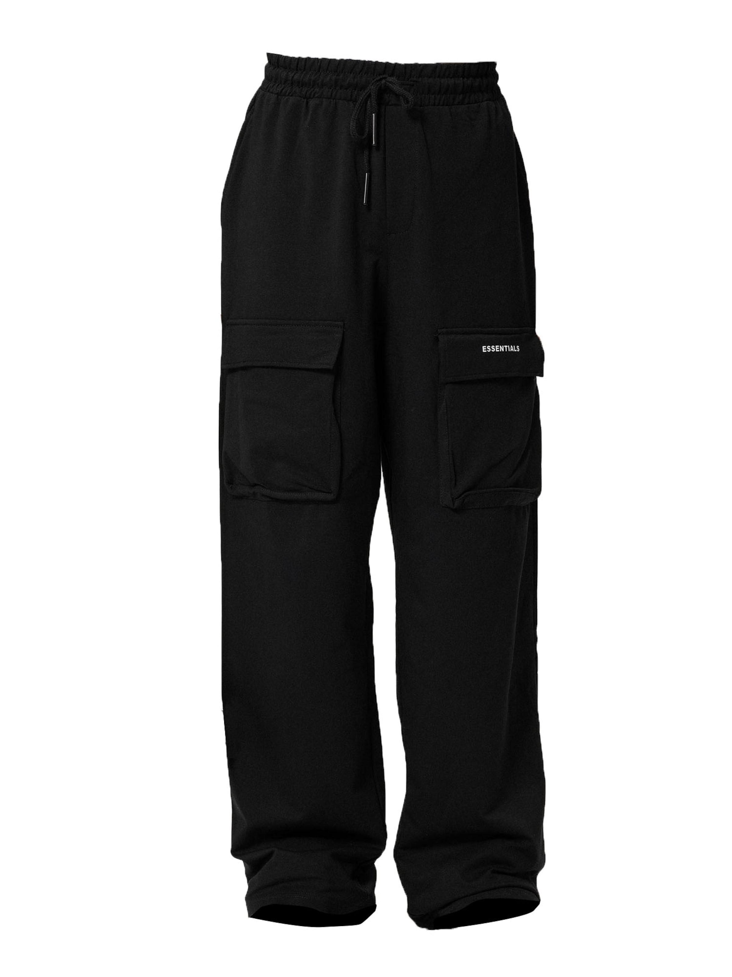 VAMOS CLO Παντελόνι σε μαύρο: μπροστά