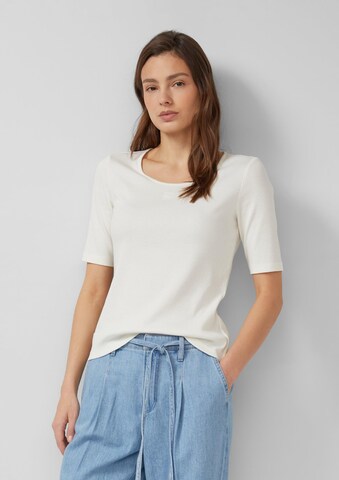 s.Oliver T-Shirt in Weiß