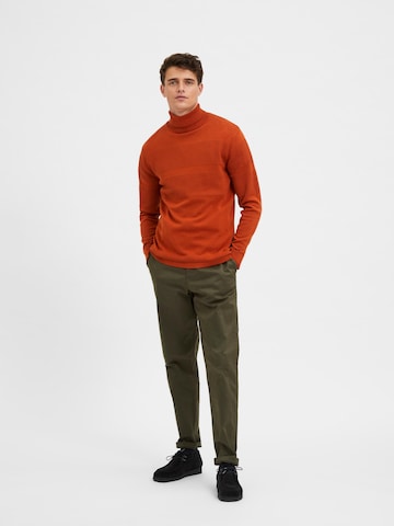 SELECTED HOMME Trui 'Maine' in Oranje