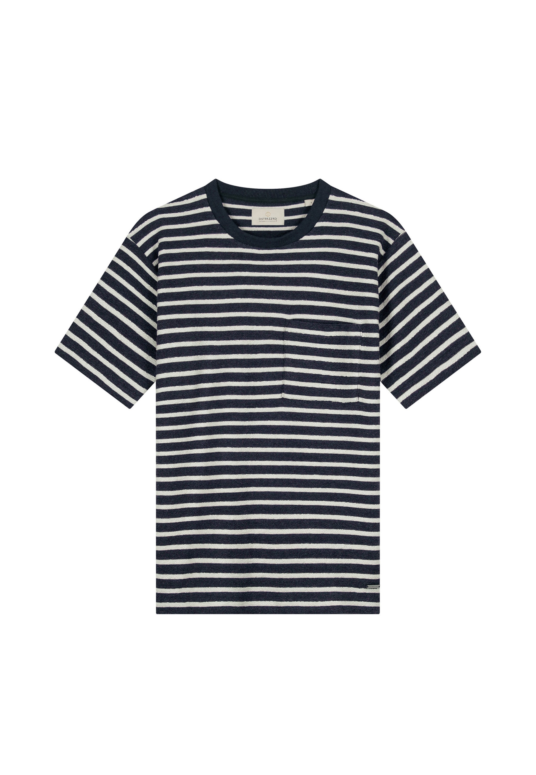 Dstrezzed Camisa 'Louie' em L em navy / branco, Vista do artigo