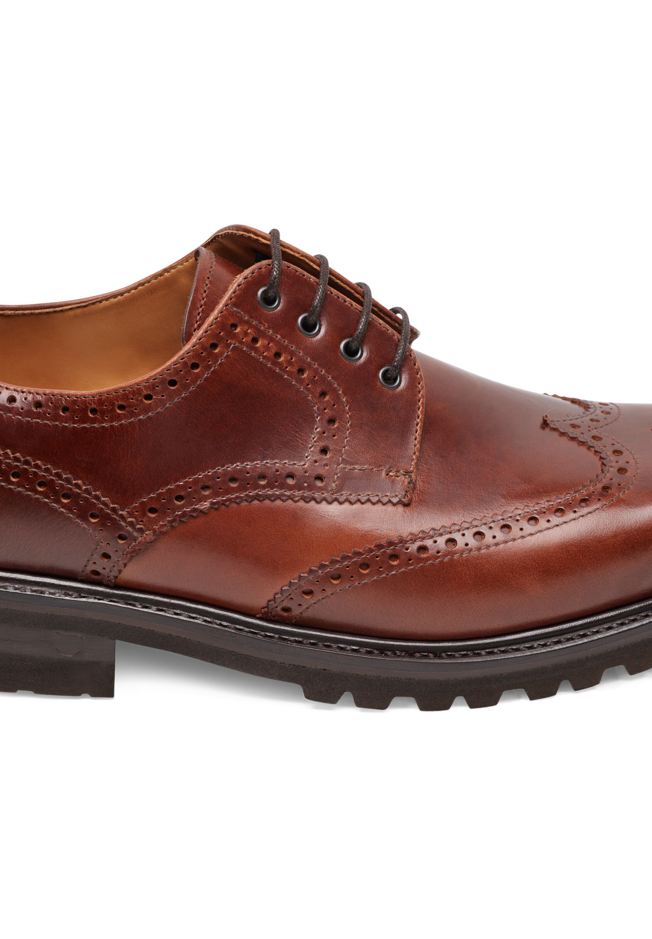 Henry Stevens Schnürschuh 'Harry' in Braun