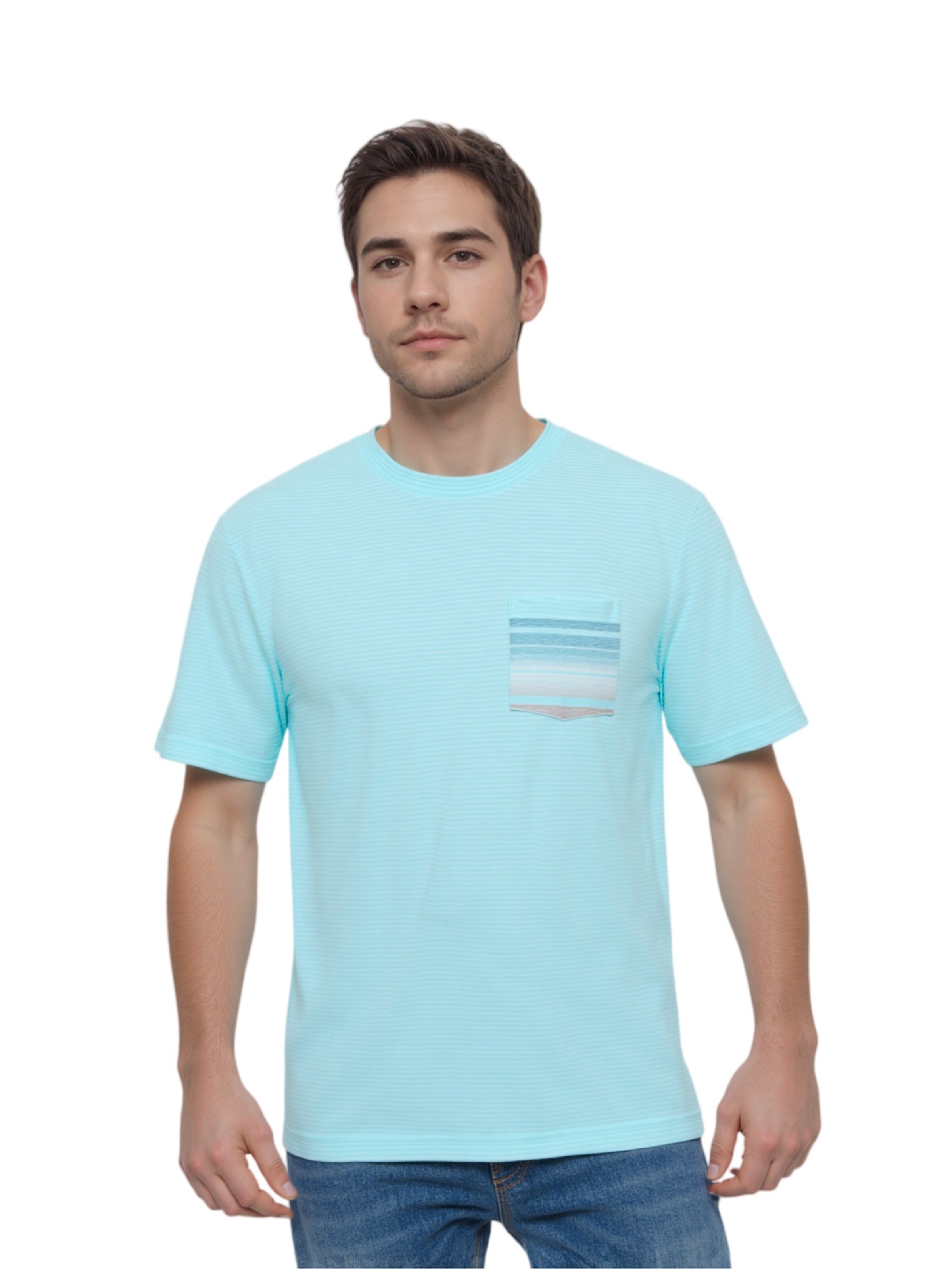 TOM TAILOR Shirt in Blue: front