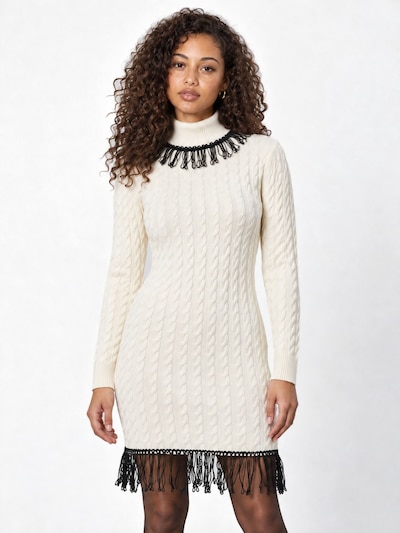 RYVAN Strickkleid 'Strickkleider' in S in creme, Produktansicht