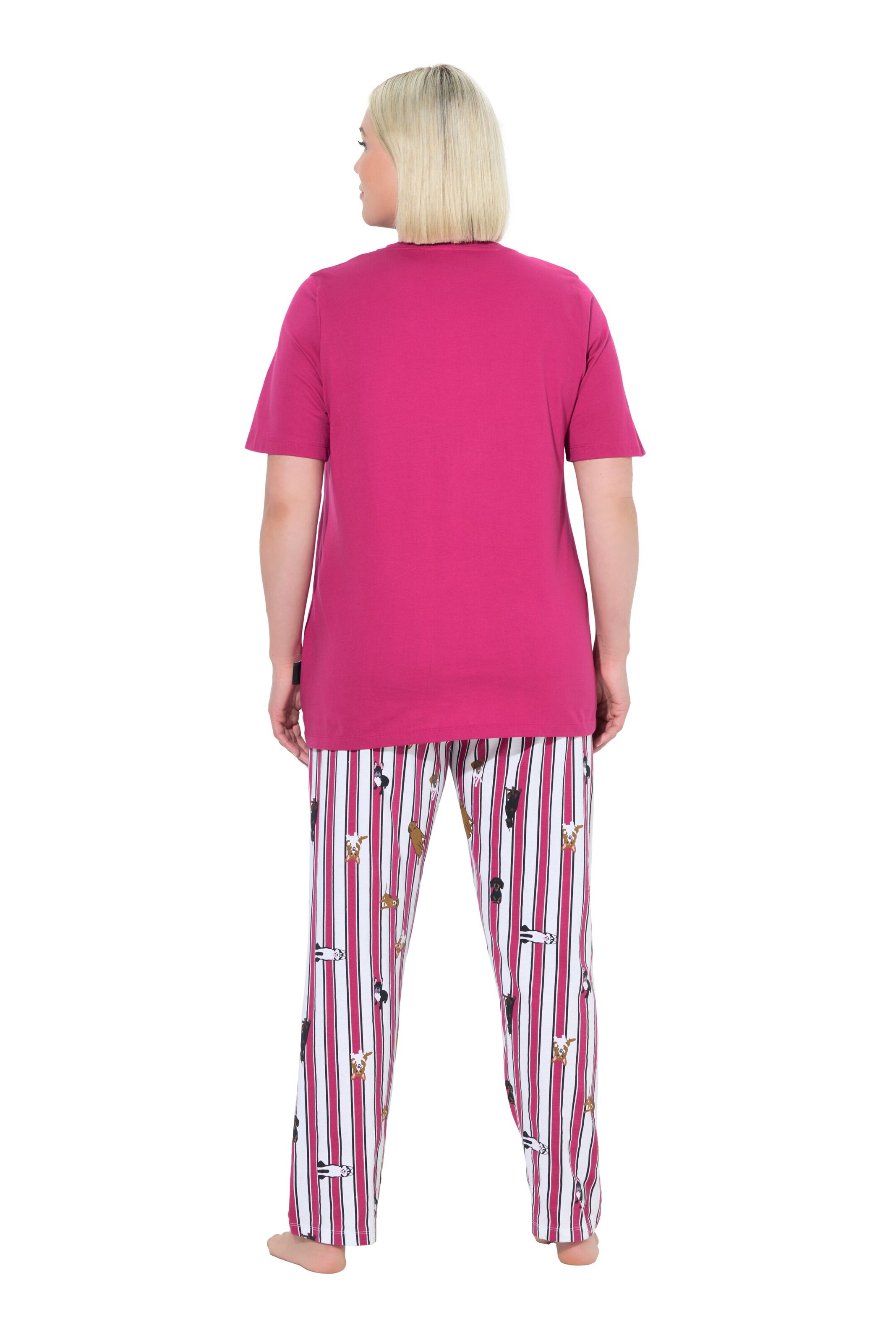 Pyjama Ulla Popken en rose