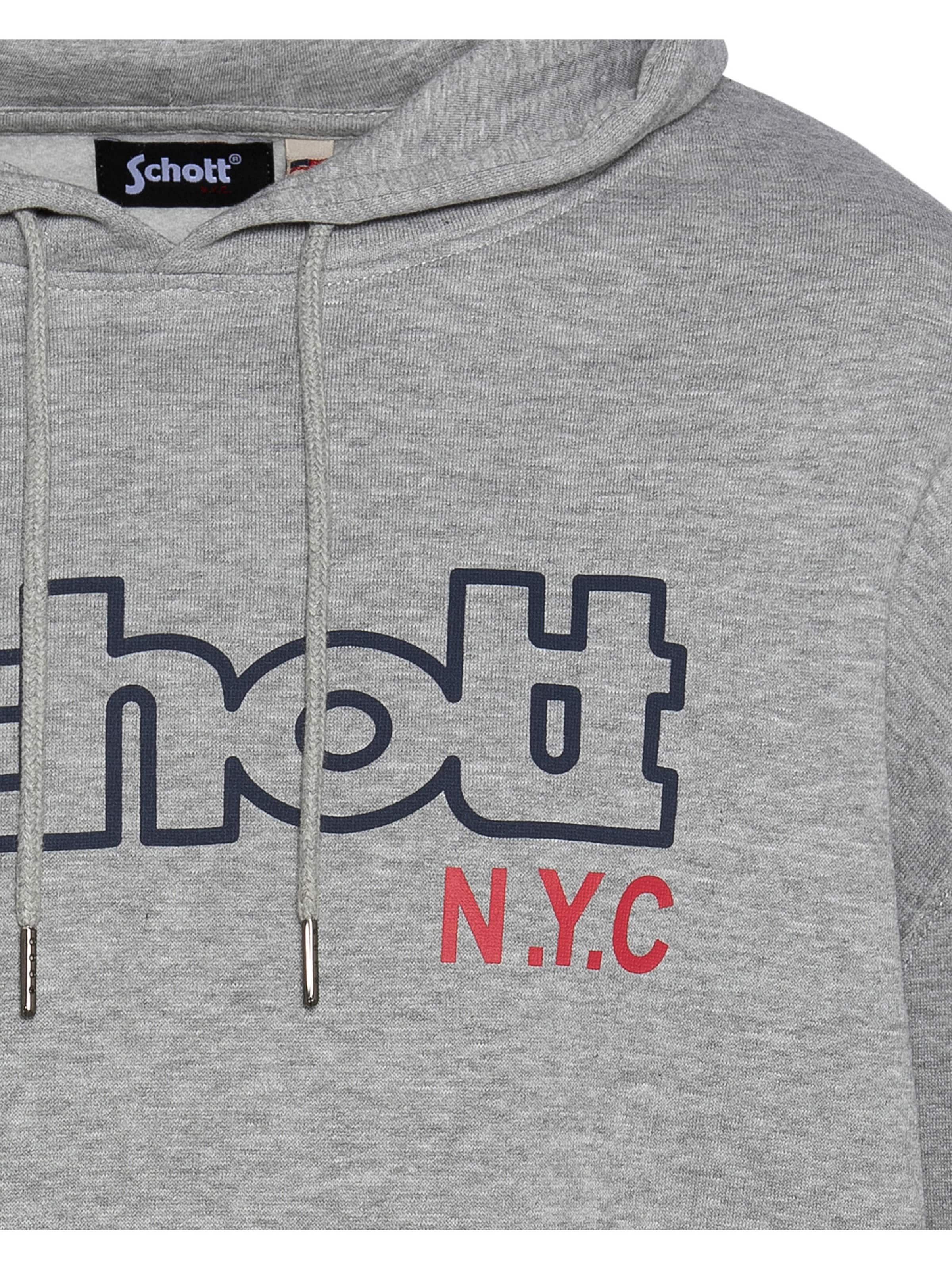 Schott NYC Sweatshirt in Grey
