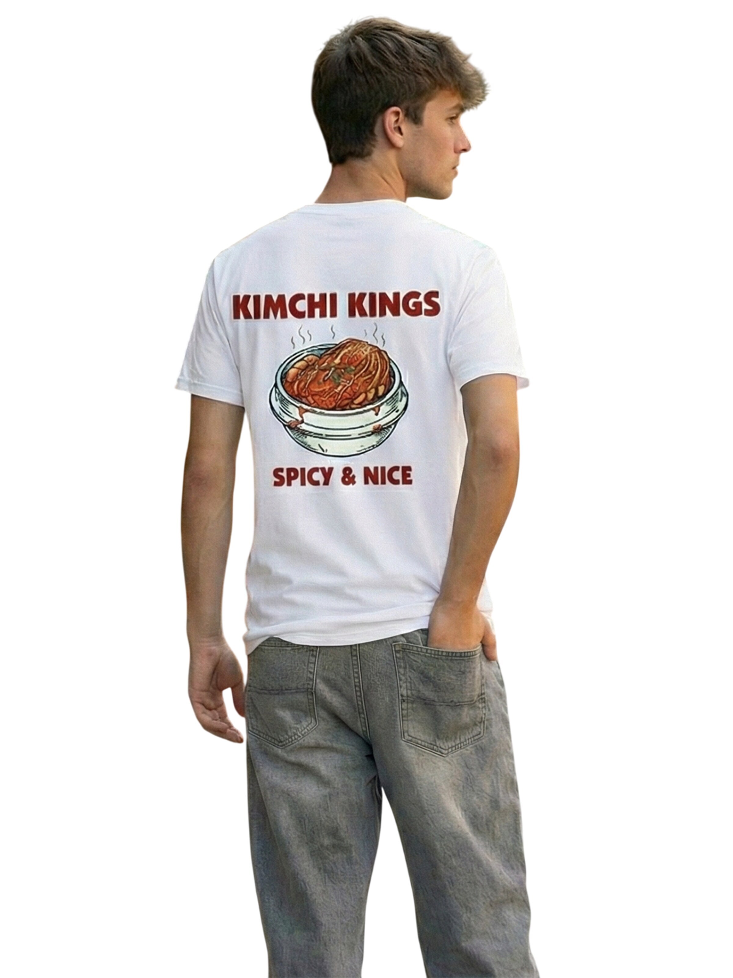 RoamLikeSummer Shirt 'Kimchi Kings' in White