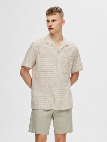 SELECTED HOMME Comfort Fit Skjorta i beige: framsida