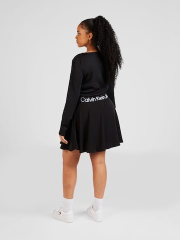 Calvin Klein Jeans Curve Šaty – černá