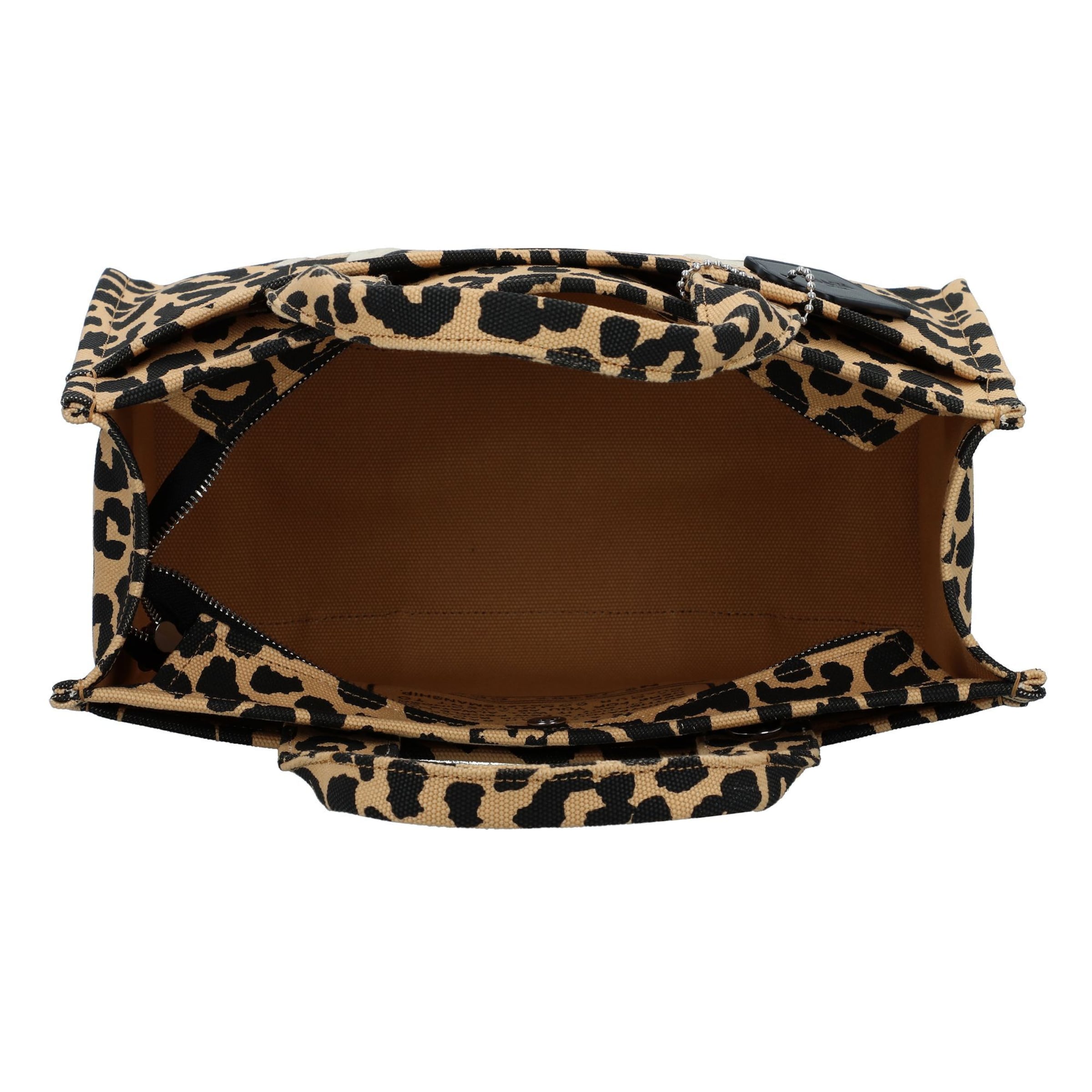 Sacs à main 'CARGO TOTE BAG WITH LEOPARD PRINT' COACH en noir