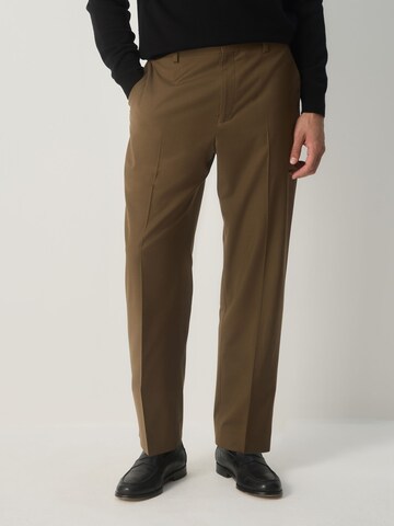 Next Loosefit Pantalon in Bruin: voorkant