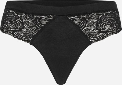 Erlich Textil Spitzen String ' Gertrud ' in schwarz, Produktansicht