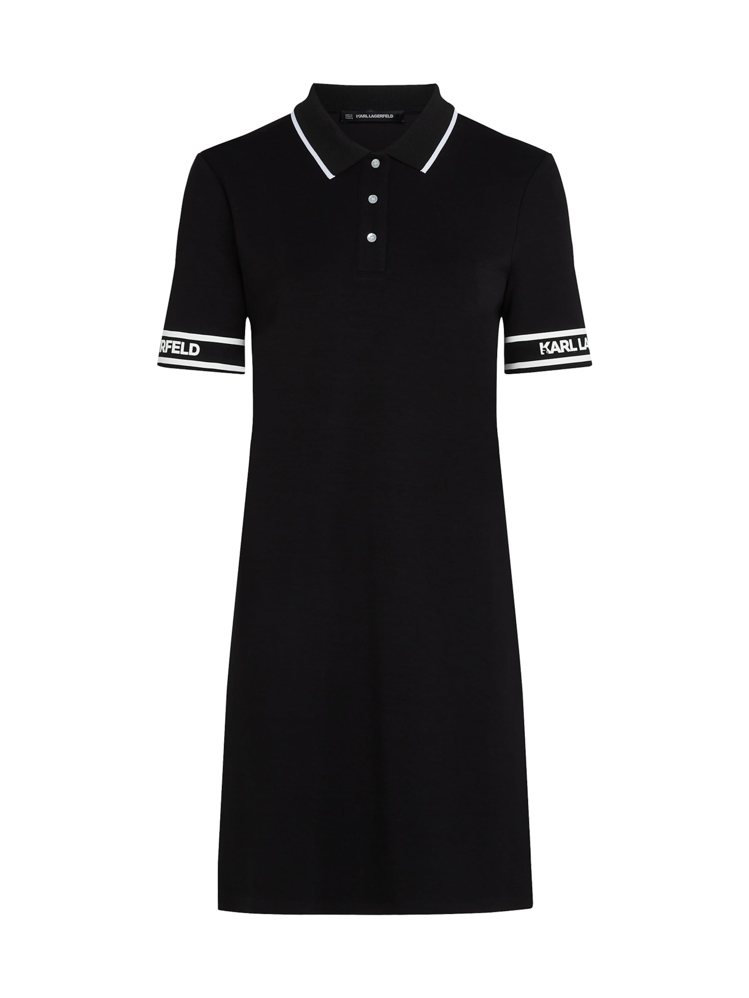 Karl Lagerfeld Shirt dress in Black: front