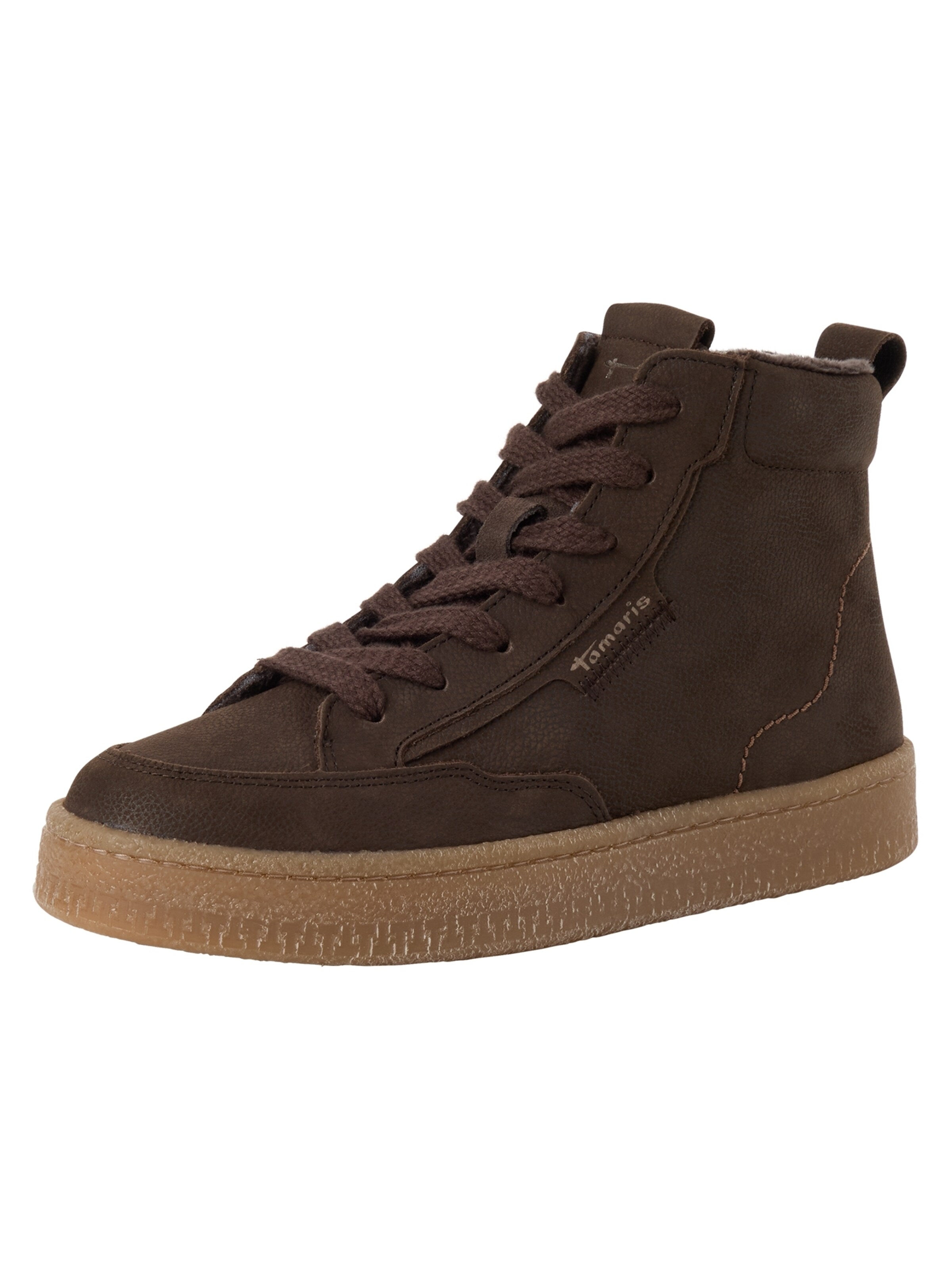 Tamaris High-top trainers in Brown: front