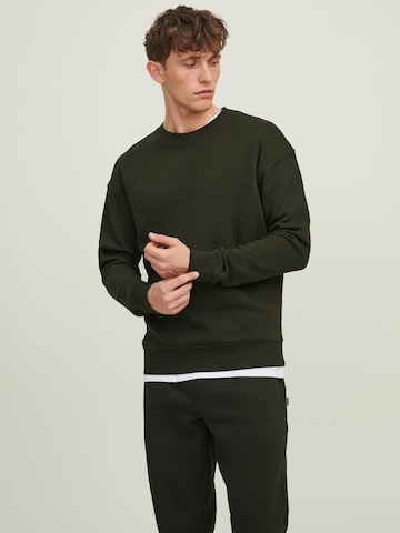 JACK & JONES Sweatshirt 'Star' in Grün: predná strana