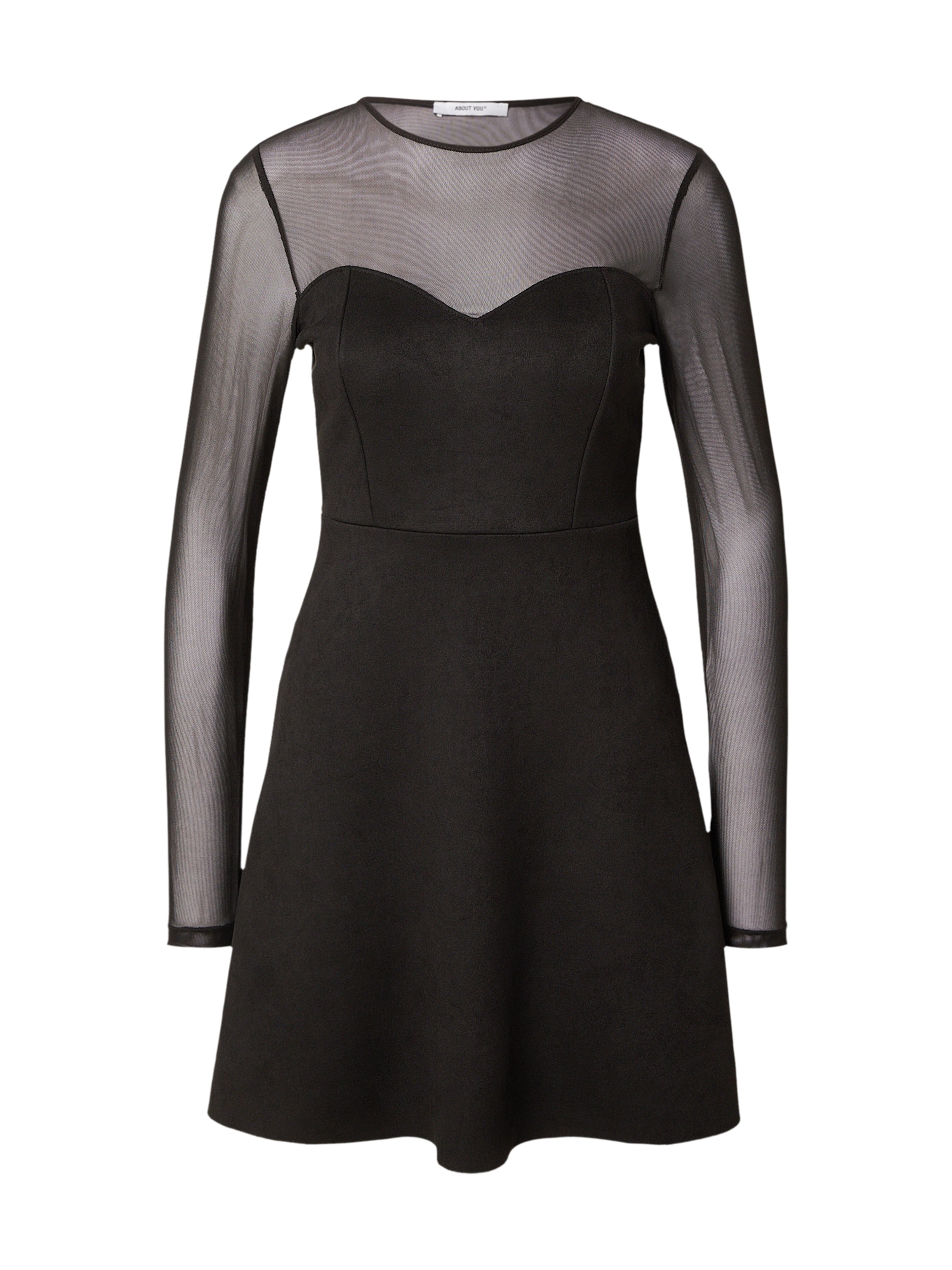 ABOUT YOU Kokteilikleit 'Maike', värv must: eest vaates