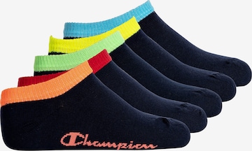 Champion Authentic Athletic Apparel Socks in Blue: front