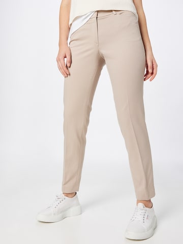 MORE & MORE Regular Pantalon in Beige: voorkant