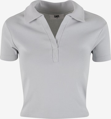 T-shirt DEF en gris : devant