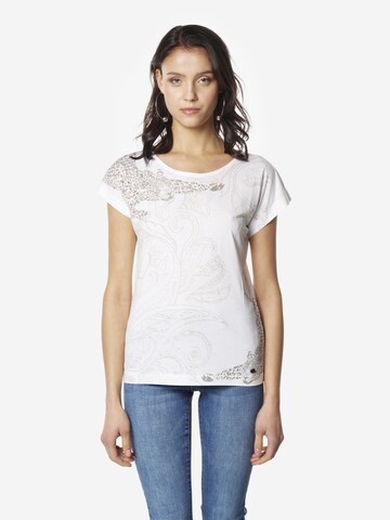 KOROSHI T-shirt i vit: framsida