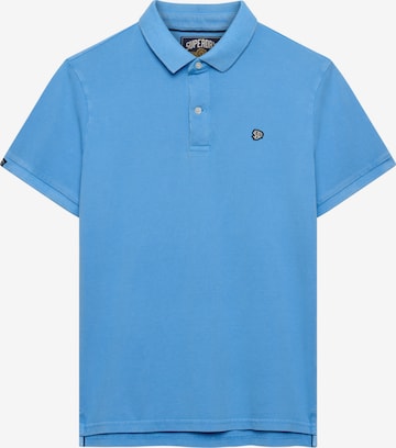 Superdry & Co Shirt 'Vintage Destroy' in Blue: front