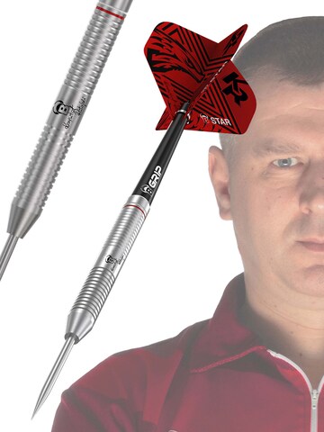 BULL'S Steeldarts ' Krzysztof Ratajski Scoremaster Dartpfeile Darts-Set Profi ' in Rot