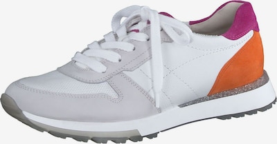 Sneaker bassa Paul Green di colore sambuco / bacca / aragosta / bianco, Visualizzazione prodotti