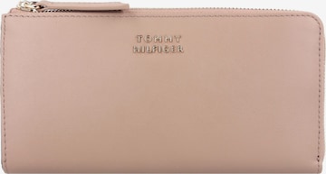 Porte-monnaies TOMMY HILFIGER en beige : devant