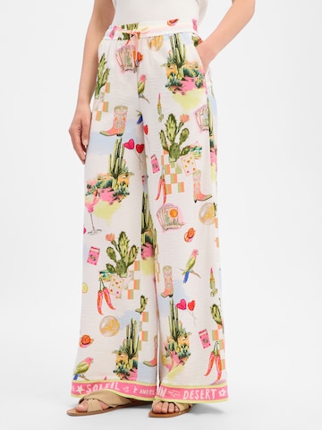 Marc Cain Wide Leg Hose in Weiß: Vorderseite