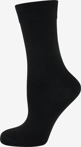 Nur Die Socks ' 2er Classic Baumwolle ' in Black: front