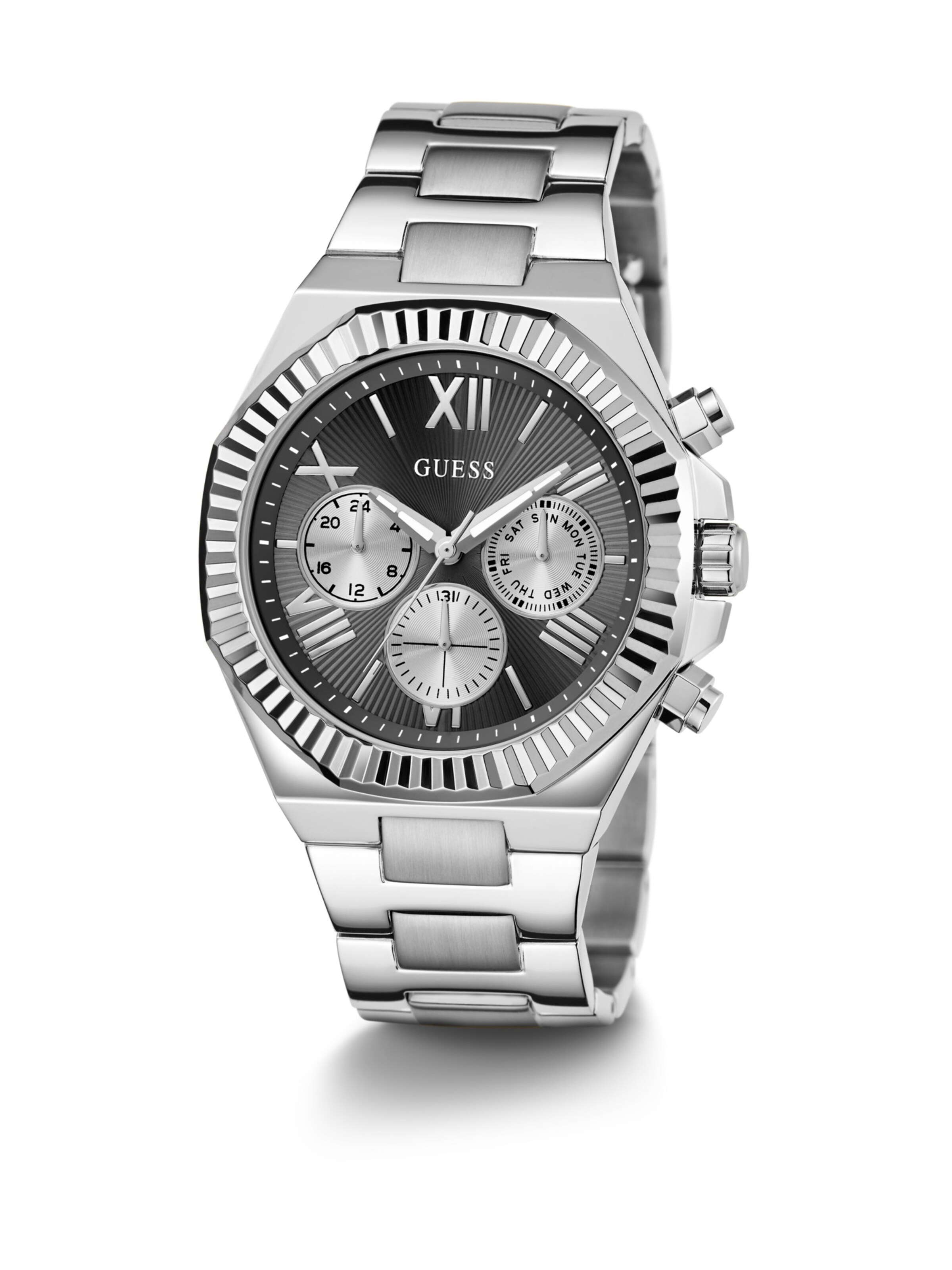 GUESS Analog Watch 'Equity' in Silver
