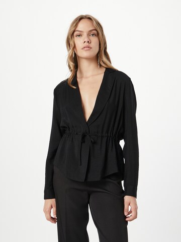 Blazer TAIFUN en noir : devant