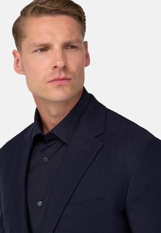 Boggi Milano Regular fit Business-colbert in Blauw
