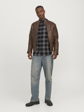 Coupe slim Chemise JACK & JONES en noir