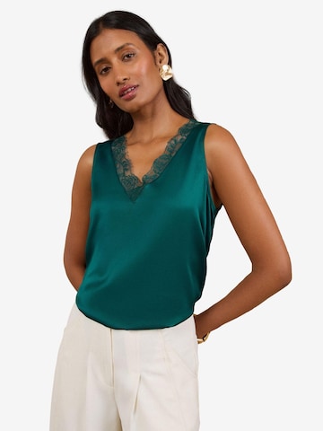 love & roses Top | zelena barva: sprednja stran