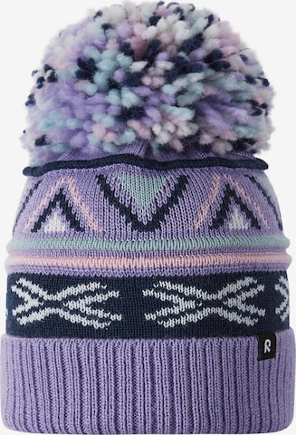 Reima Mütze 'Kirjoen' in Lila: Vorderseite