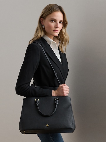 Lauren Ralph Lauren Дамска чанта 'Hanna' в черно