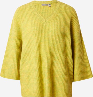 Fransa Sweater 'ELVIRA' in Yellow: front