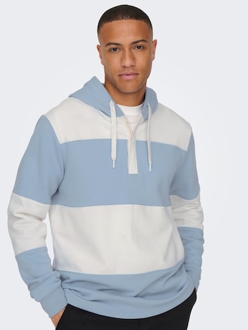 Only & Sons Sweatshirt 'COLIN' in Blau