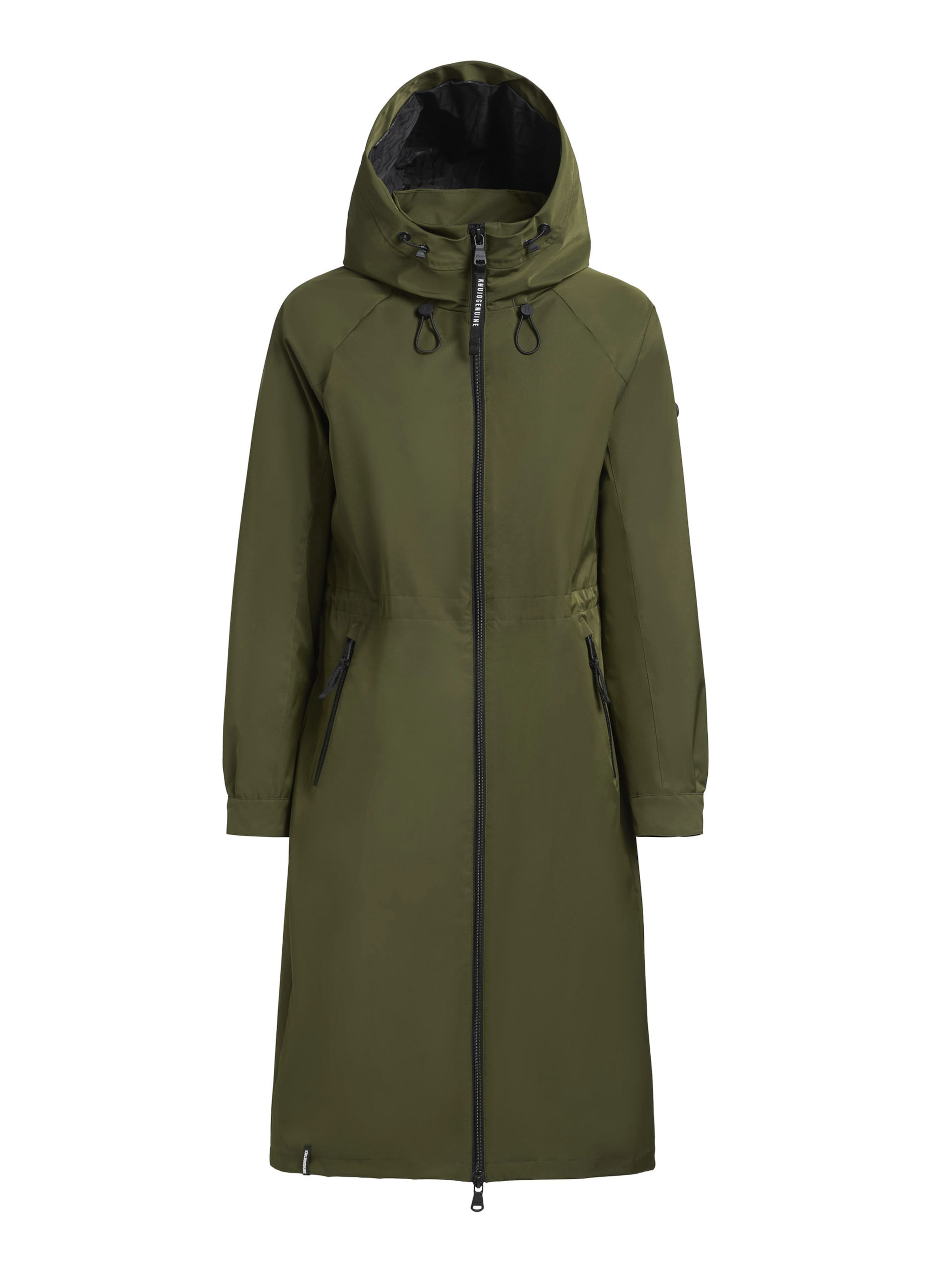 khujo Between-seasons coat 'PINAX' in Green: front
