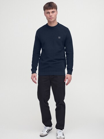 !Solid Pullover 'Valencia' in Blau