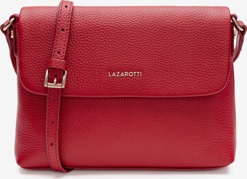 Lazarotti Crossbody Bag 'Bologna' in Red: front